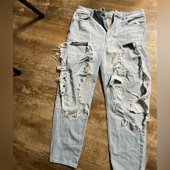 American Eagle Outfitters Pants - 🌸👖💖American Eagle Outfitters Women's mom Blue Jeans size -10